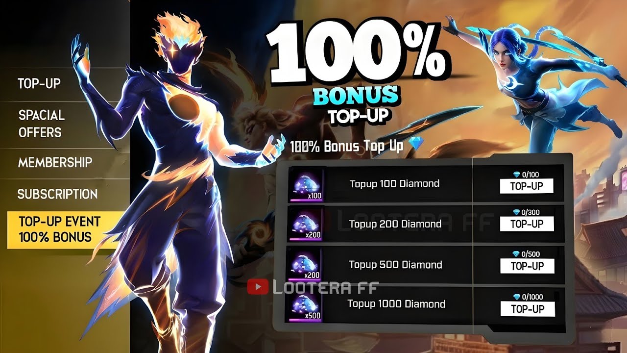 100% Bonus Top Up Event 🤯💥 | Next Universal Ring Event | One Punch Man Event Return | Ff New Event