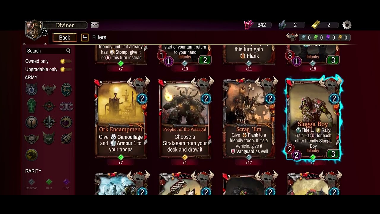 Warhammer 40k Warpforge (ALL UNIT VOICELINES PART 1)