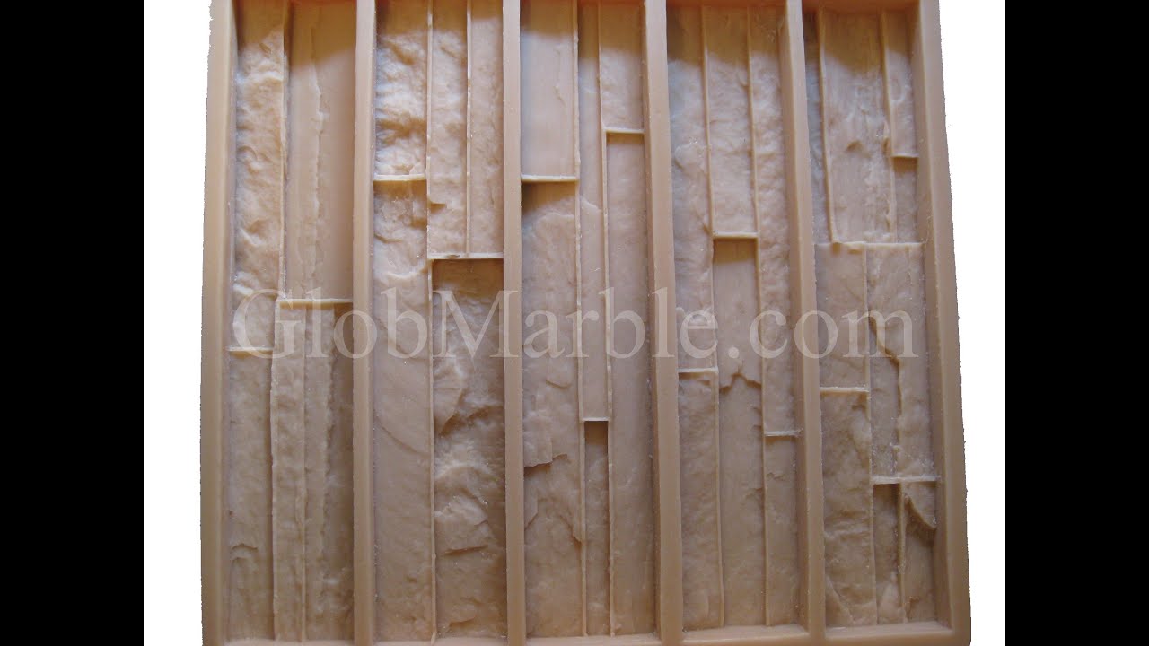 Making high strength veneer stone. GlobMarble mold VS 101-3