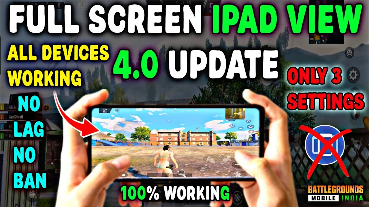 ipad view on kaise kare | 4.0 update mai ipad views on kaise kare | full screen ipad view settings 