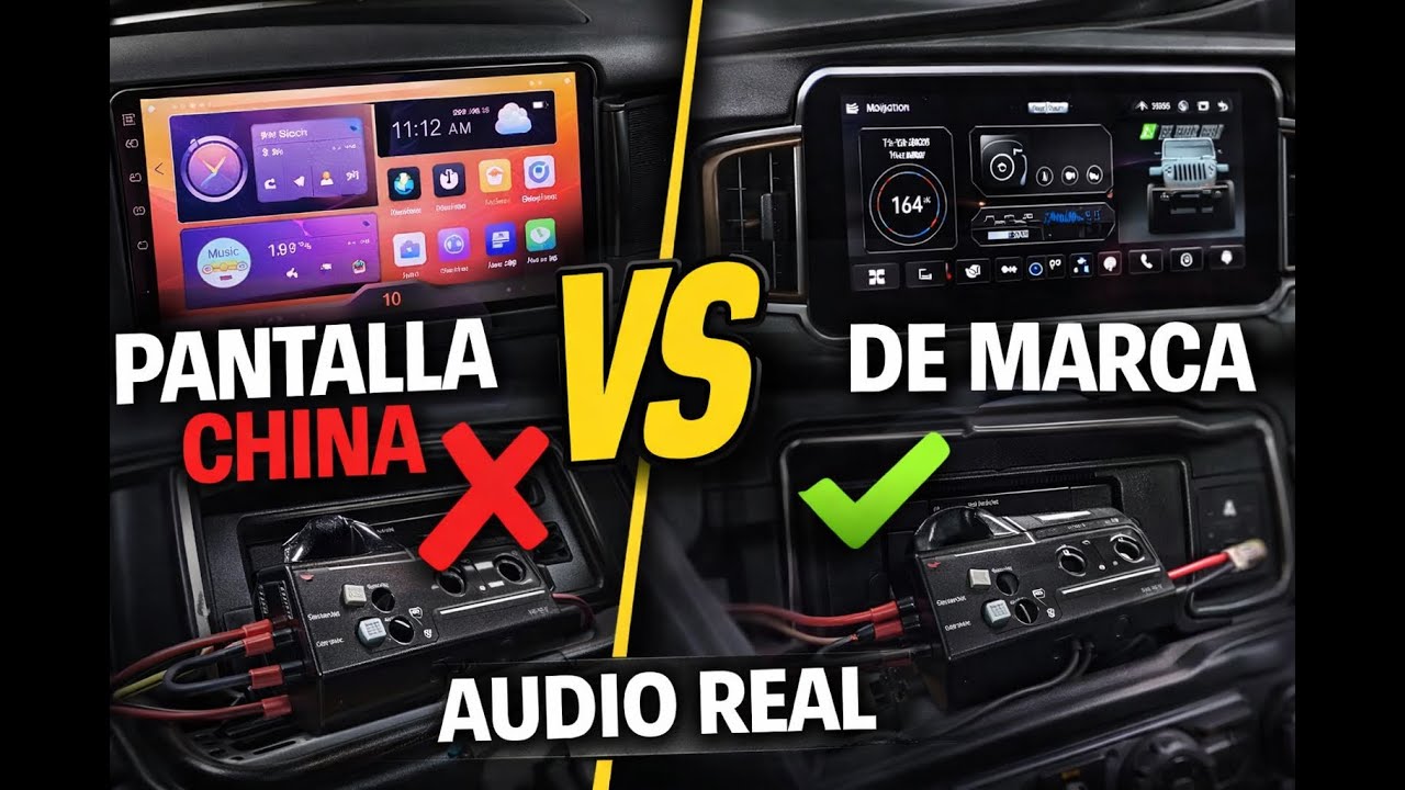 Pantalla china vs pantalla de marca | La verdad medida con osciloscopio
