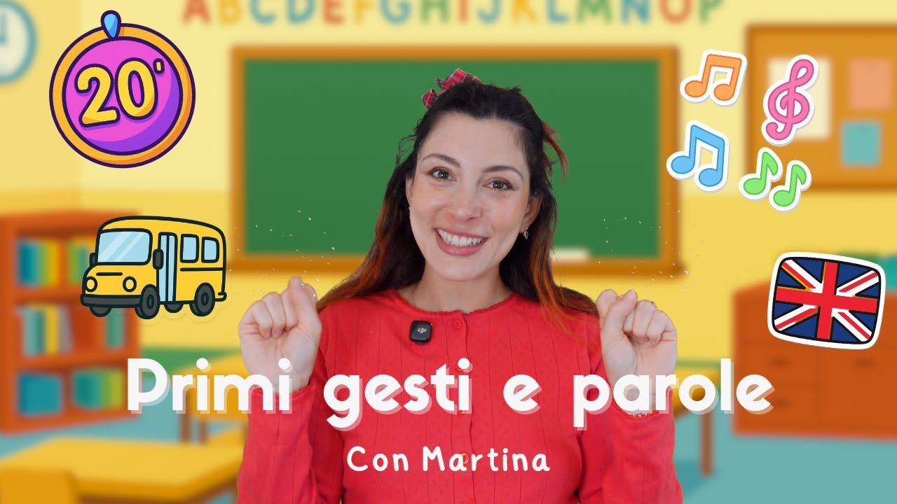 Impariamo i Primi Gesti e Parole! | Ciao, Sì, No, Baci e Canzoni per Bambini 👋🏼😘🎶