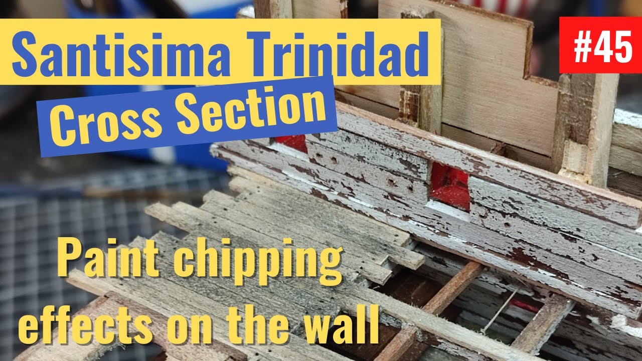 Santisima Trinidad cross section -part 45 | Model ship Building