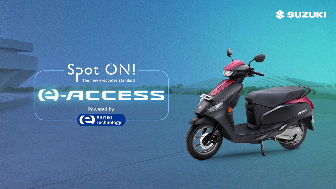 Suzuki e-Access | New standard of e-scooter | Spot On