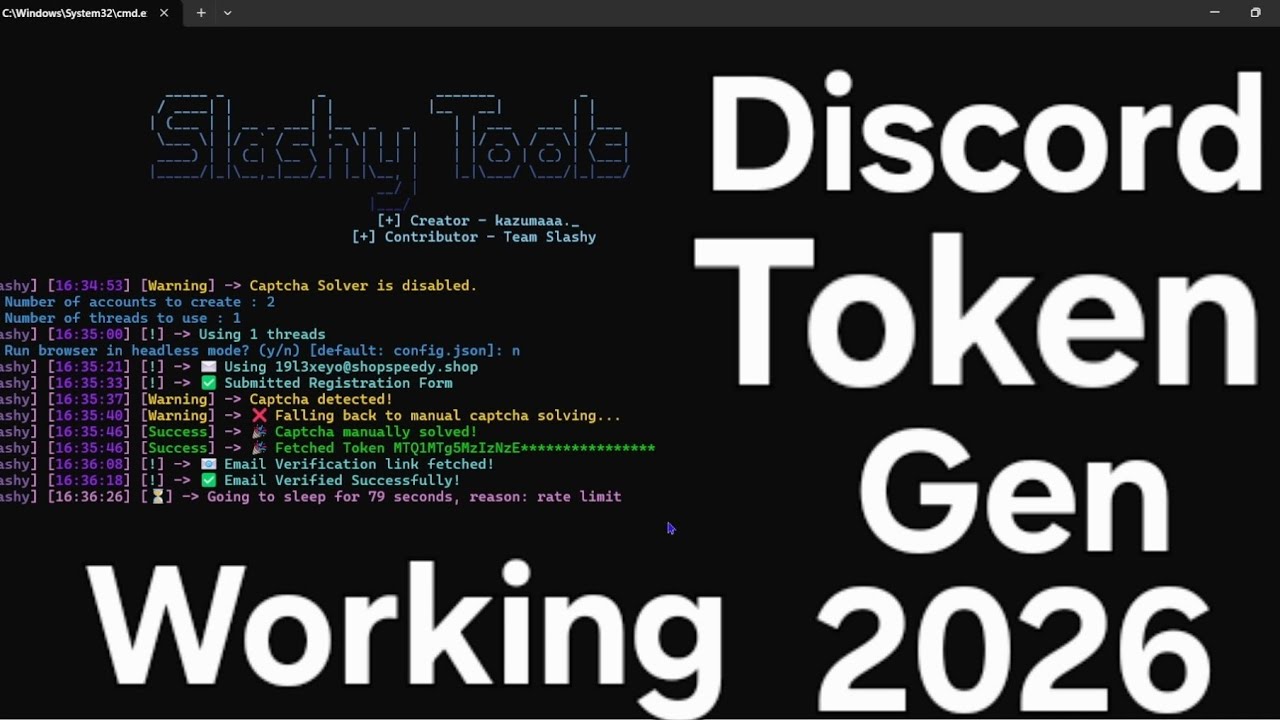 New Advance  discord token gen || Camofox discord token gen || #discordtools #discord #token #nitro 