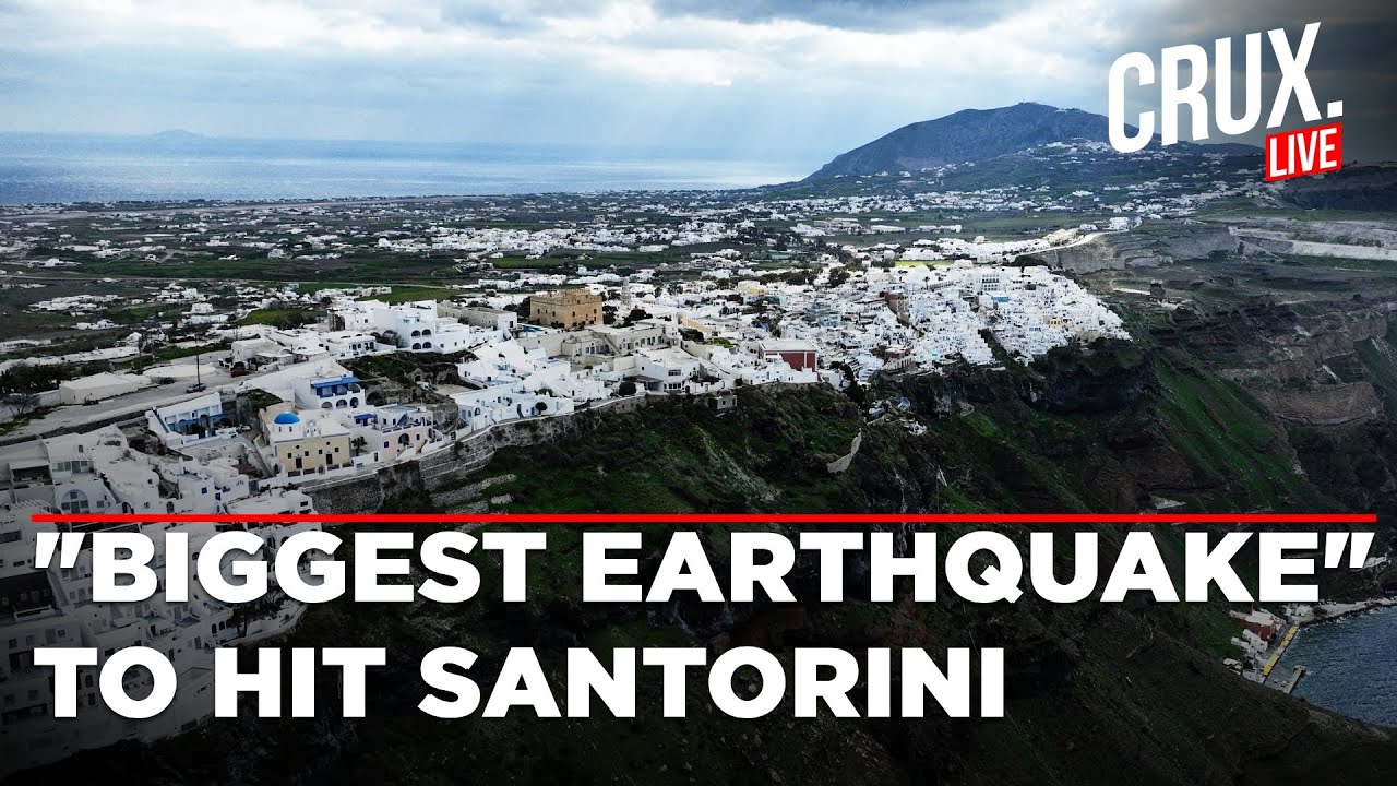 Santorini Earthquake Live News | State Of Emergency In Greece Island After Hundreds Of Earthquakes