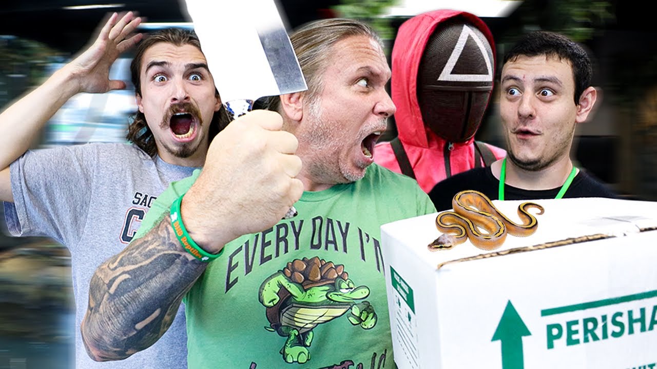 UNBOXING SNAKES!! SQUID GAME STYLE!! | BRIAN BARCZYK