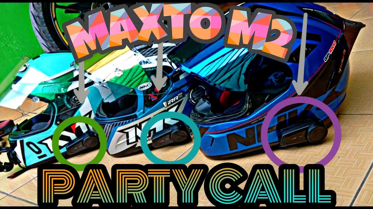 CARA MUDAH PAIRING 3 INTERCOM ATAU LEBIH (MAXTO M2) || PARTY CALL