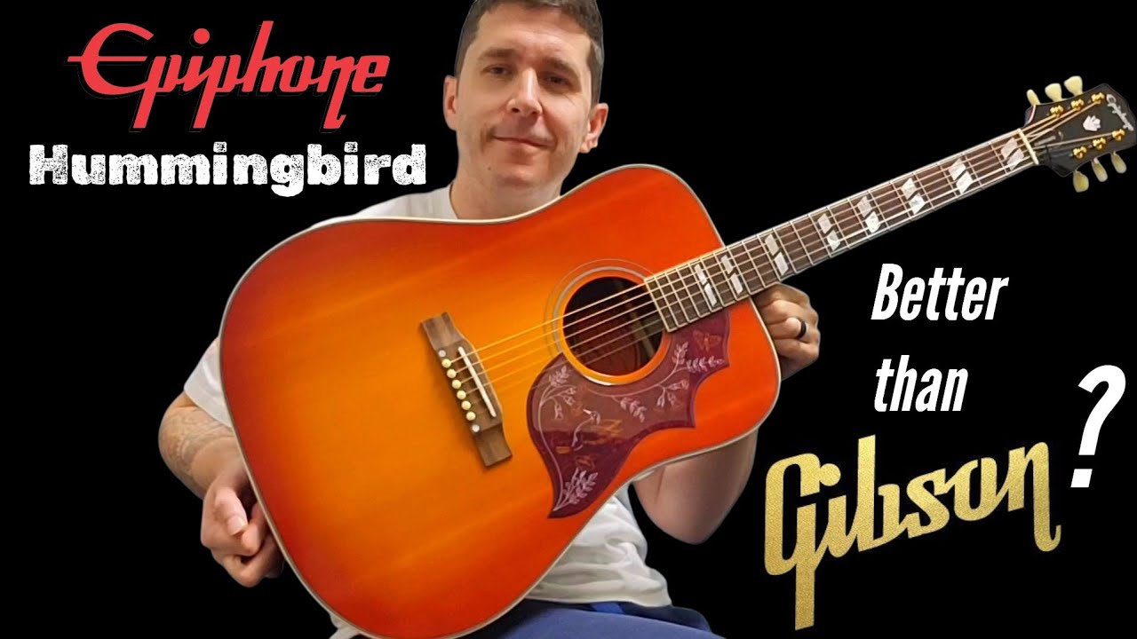Лучшая гитара Gibson, на которой я когда-либо играл | Epiphone Masterbilt Hummingbird.