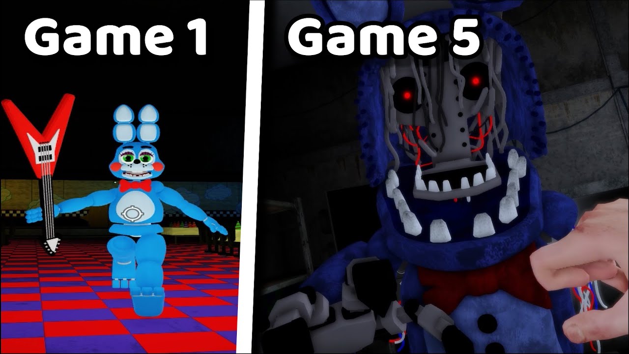 FNAF But the Quality Goes UP Every Time I DIE