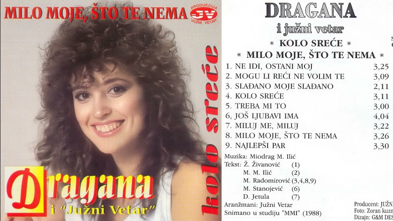 Dragana Mirkovic i Juzni Vetar - Miluj me, miluj