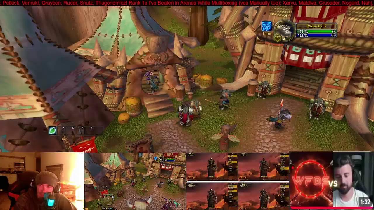 MANUALLY MULTIBOXING 5 ELEMENTAL SHAMANS! |TBC
