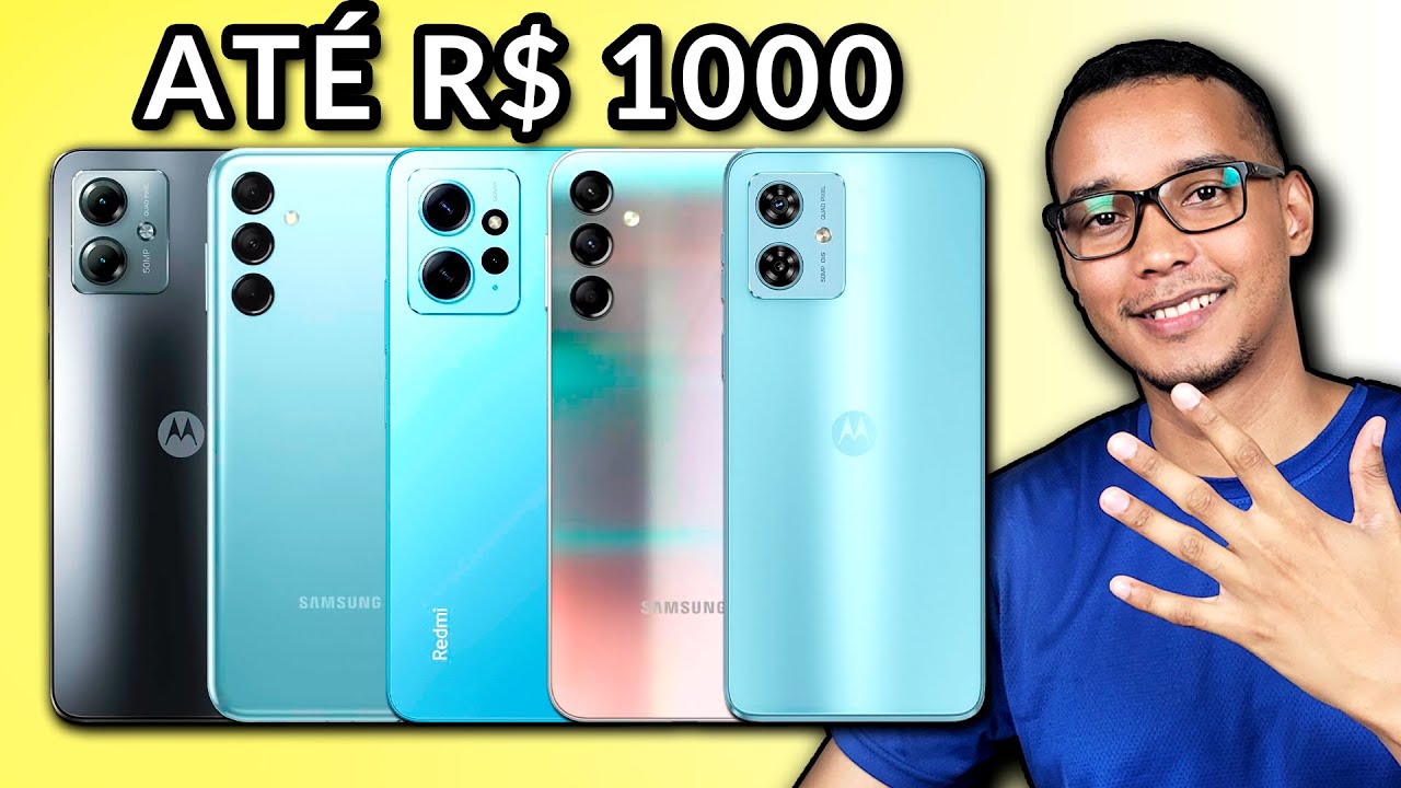Top 5 Celulares Até 1000 Reais 2024 (Janeiro)