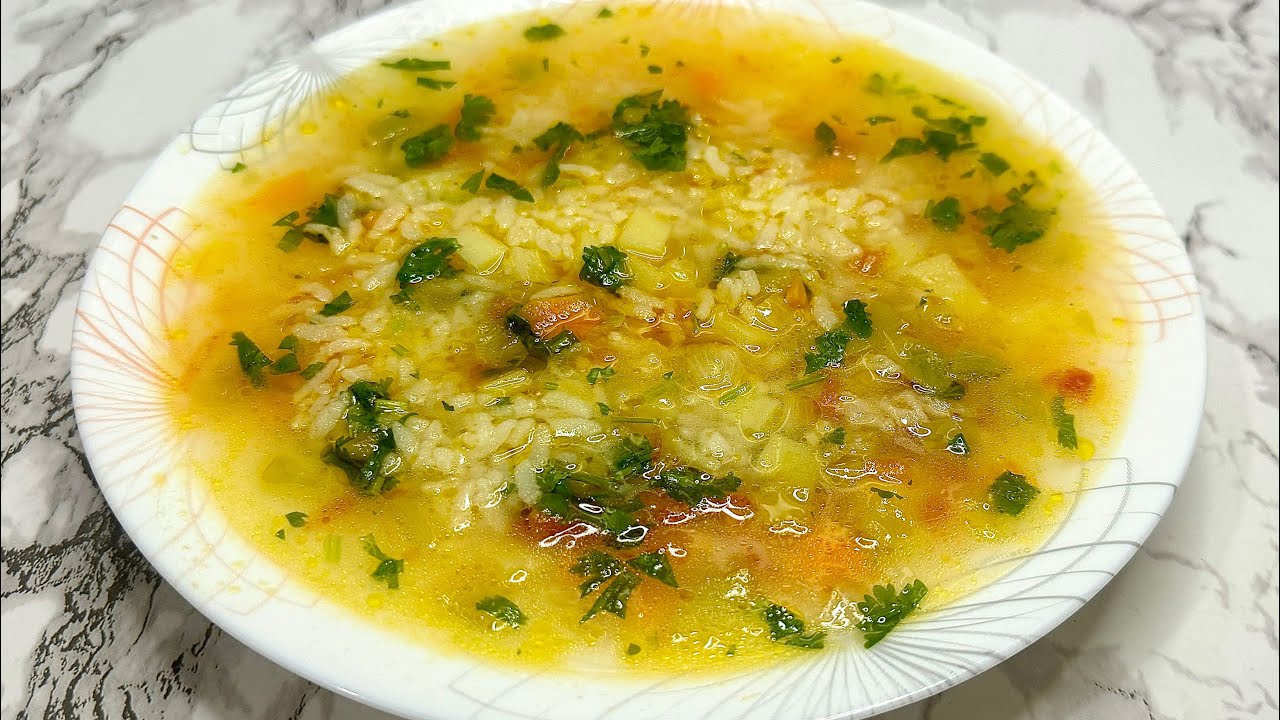 Asan və Dadlı D&uuml;y&uuml; Supunun Hazırlanması. D&uuml;y&uuml; Şorbası. Şorba Resepti. Homemade Rice Soup Recipe