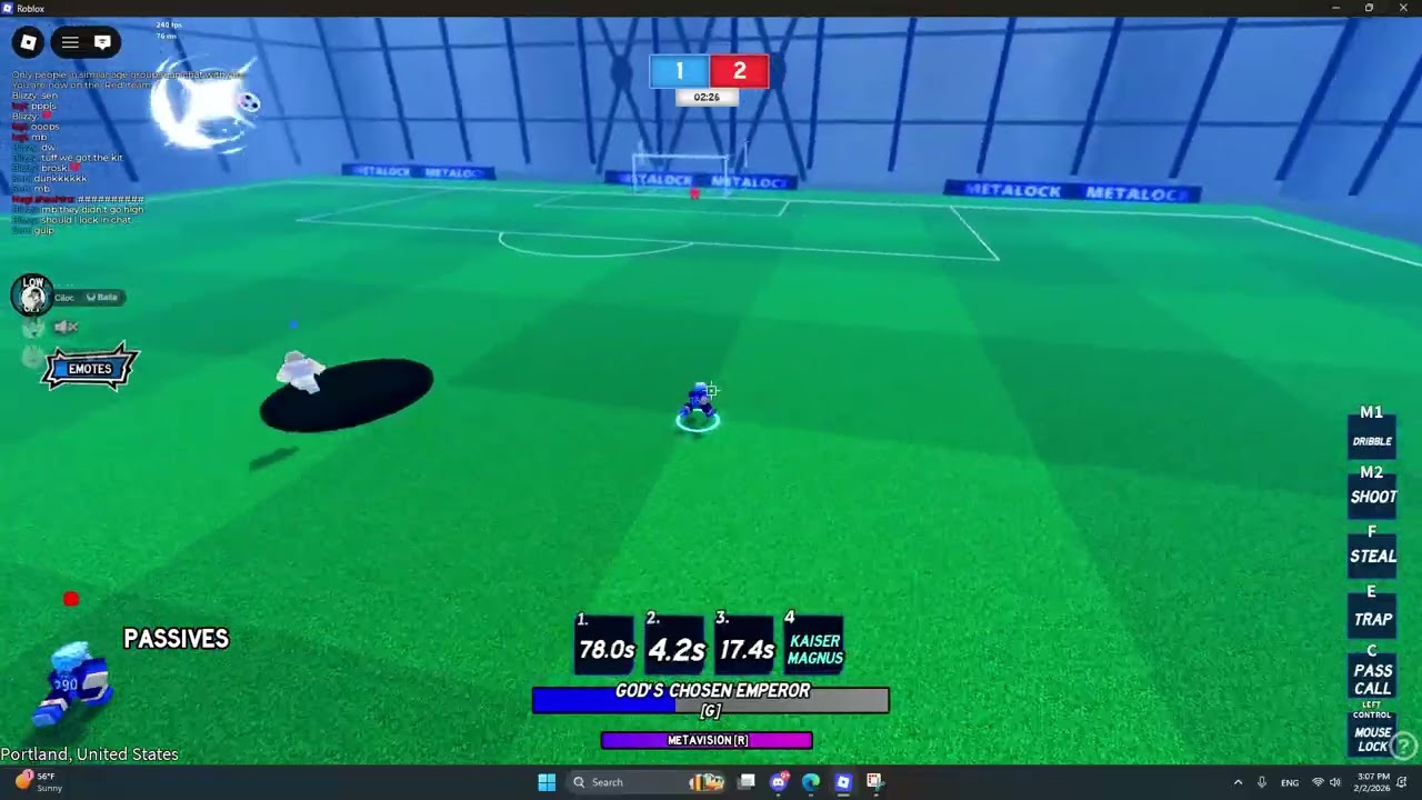 doing my tryout to get into a new club