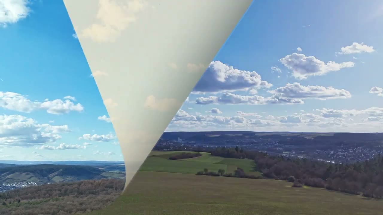 Schöne Wolken am Himmel 