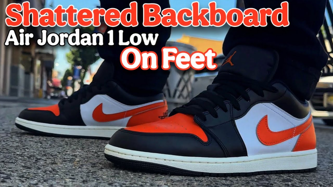 Jordan 1 Low Shattered Backboard - On Feet 