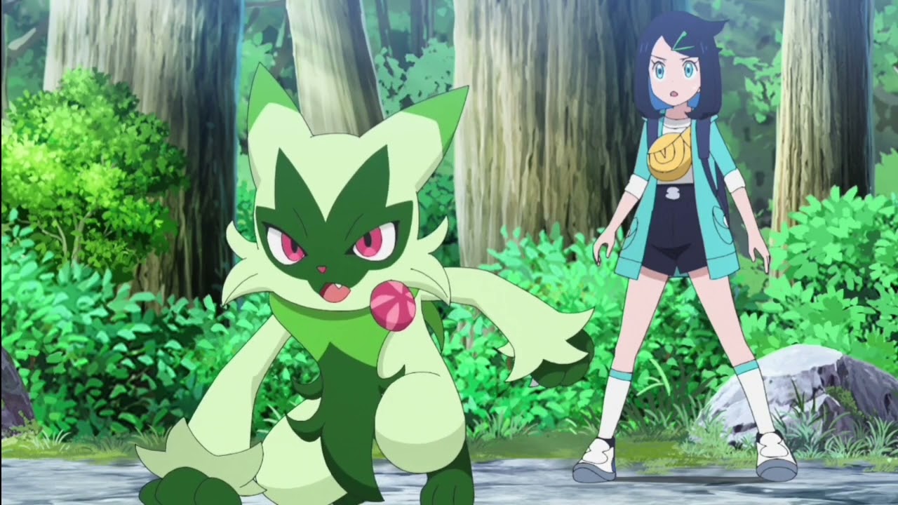 Pokemon Horizons - Floragato Vs Garganacl 3rd Battle