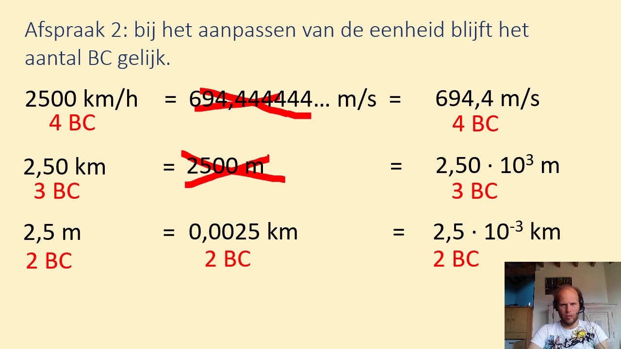 Beduidende cijfers (significante cijfers) de 5 belangrijkste afspraken voor fysica (natuurkunde)