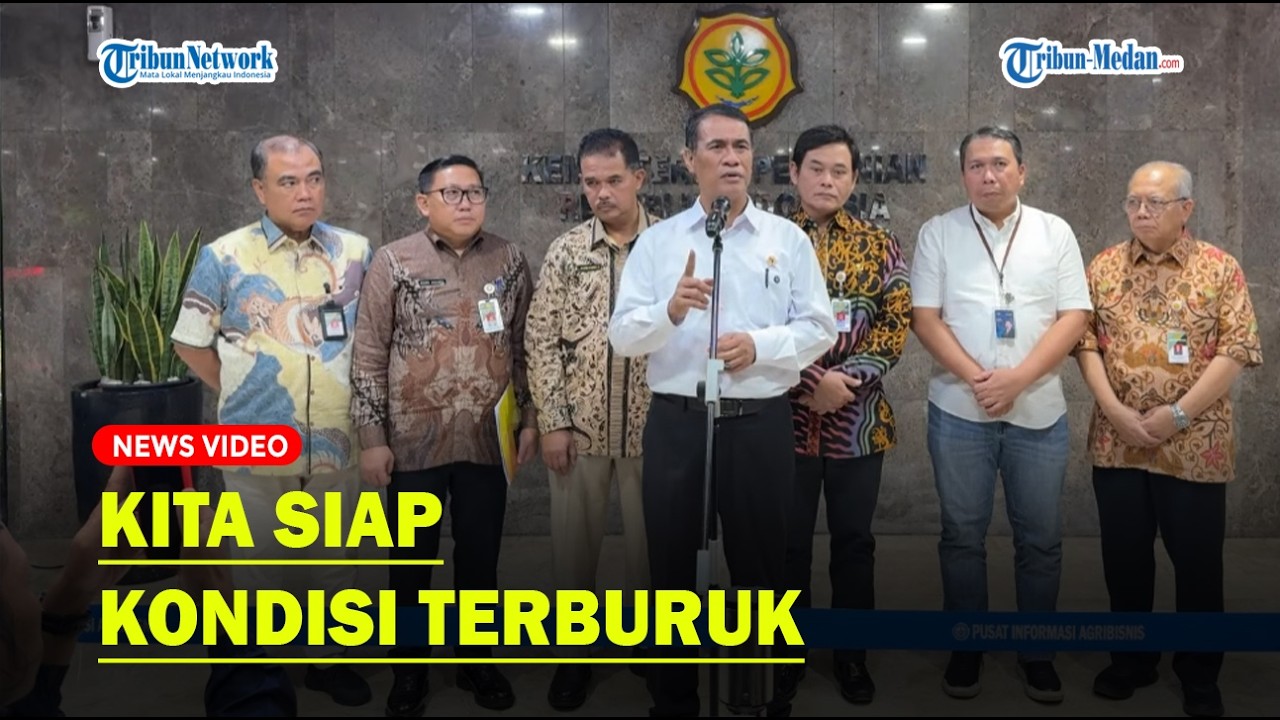 Mentan Amran Sulaiman Rilis Stok Pangan di Tengah Konflik Timur Tengah