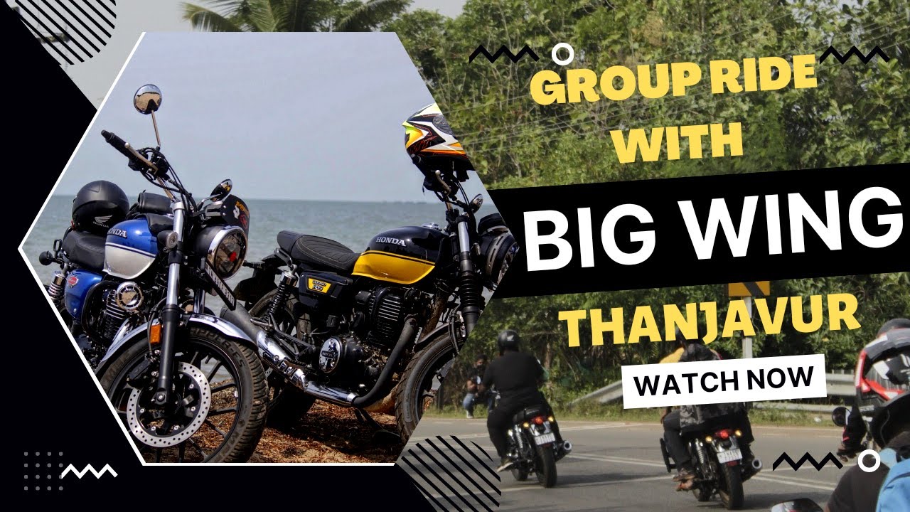 HONDA Bigwing Thanjavur |Breakfast ride to nearby beach 🏖 |Group Ride | Tamil Vlog | TJ suburbanite