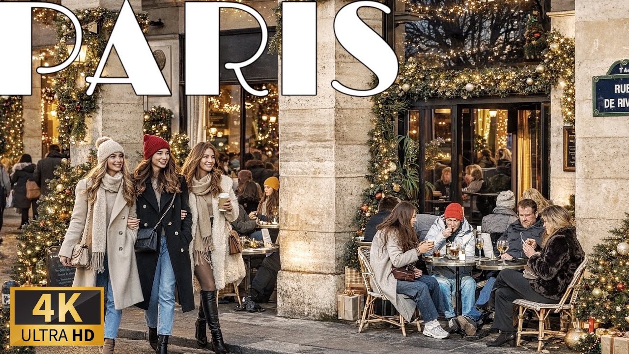 [🇫🇷Paris France 4K 120FPS Walking Tour]  First day of 2026 in Paris 02/JANUARY/2026