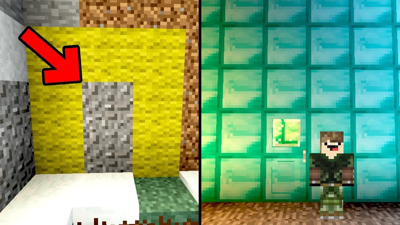 -TEM UMA CASA ESCONDIDA AQUI l MINECRAFT
