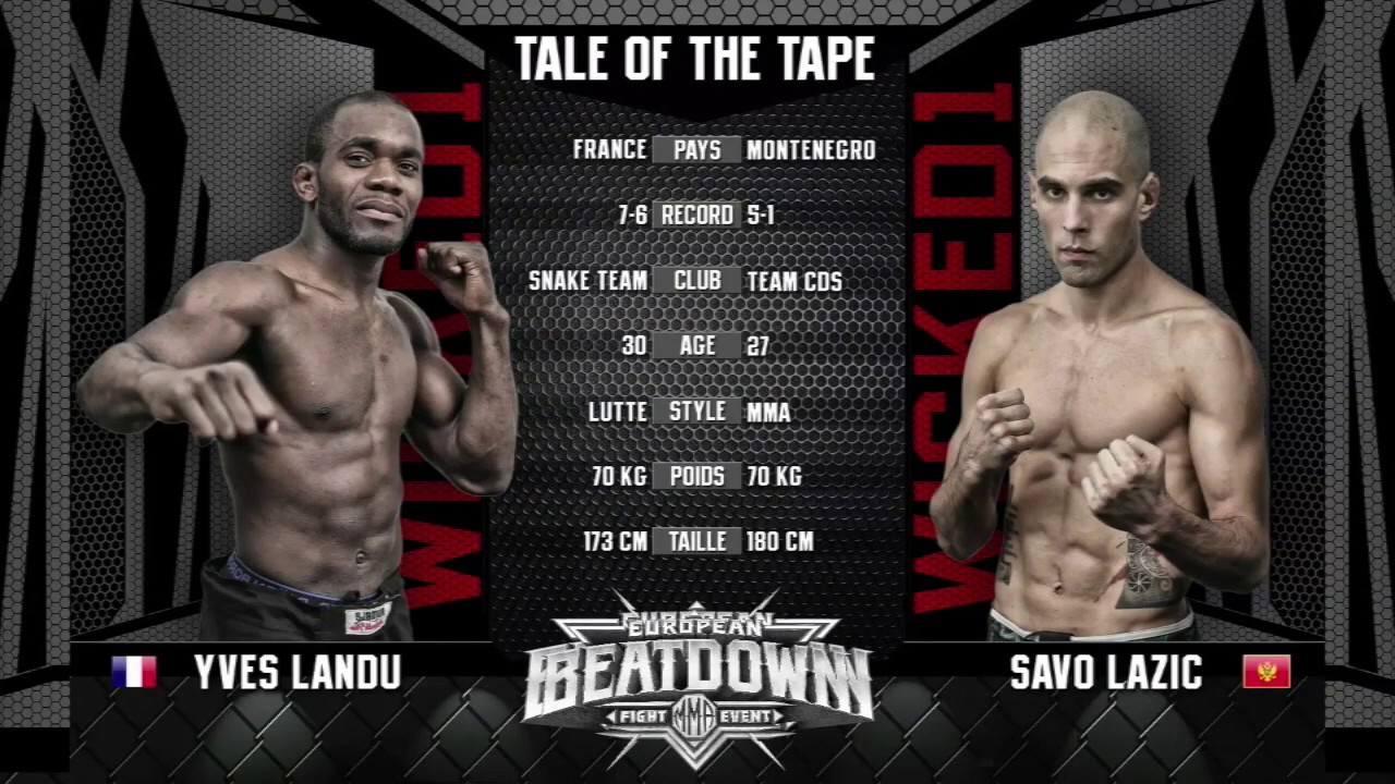 EBD1 - Yves Landu Vs Savo Lazic