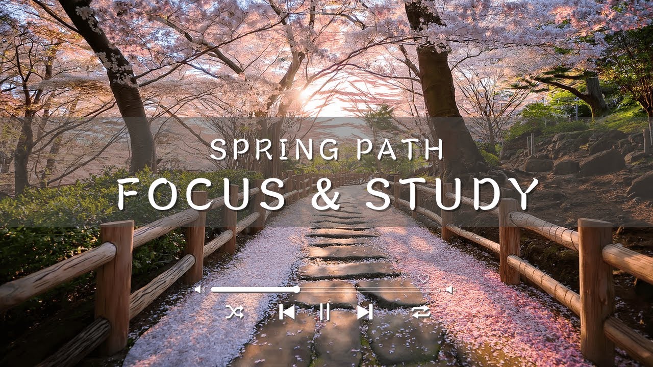 Japanese Spring Path BGM — Focus & Study — Breeze #01 | 2 Hours | Yūgen Sounds