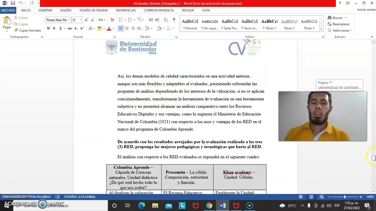 Importancia de la aplicaci&oacute;n de los Modelos de calidad en los RED y ejemplo
