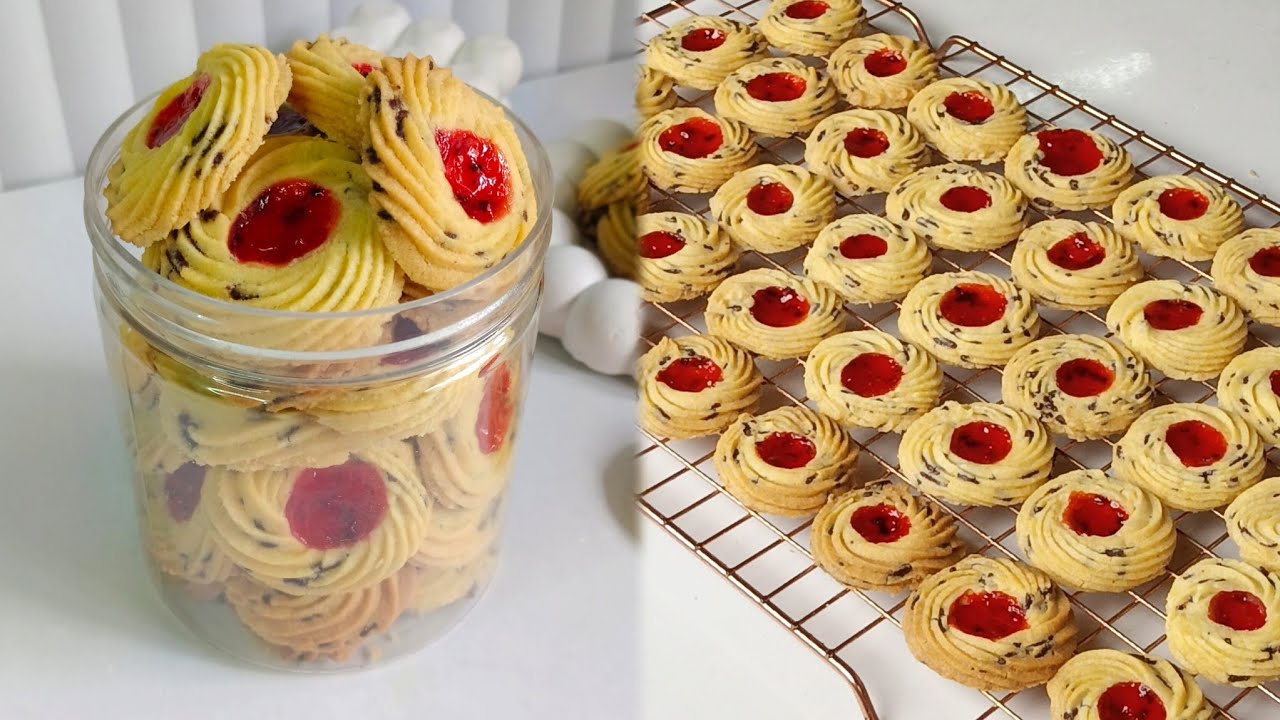 Ide Jualan Kue Kering Lebaran - Strawberry Swiss Tart