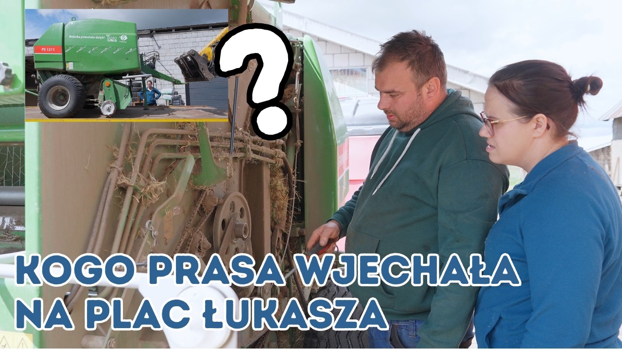 Przyjechała do nas belarka Andrzeja z Plutycz Co będziemy robić z jego prasą Rolnicy z Podlasia