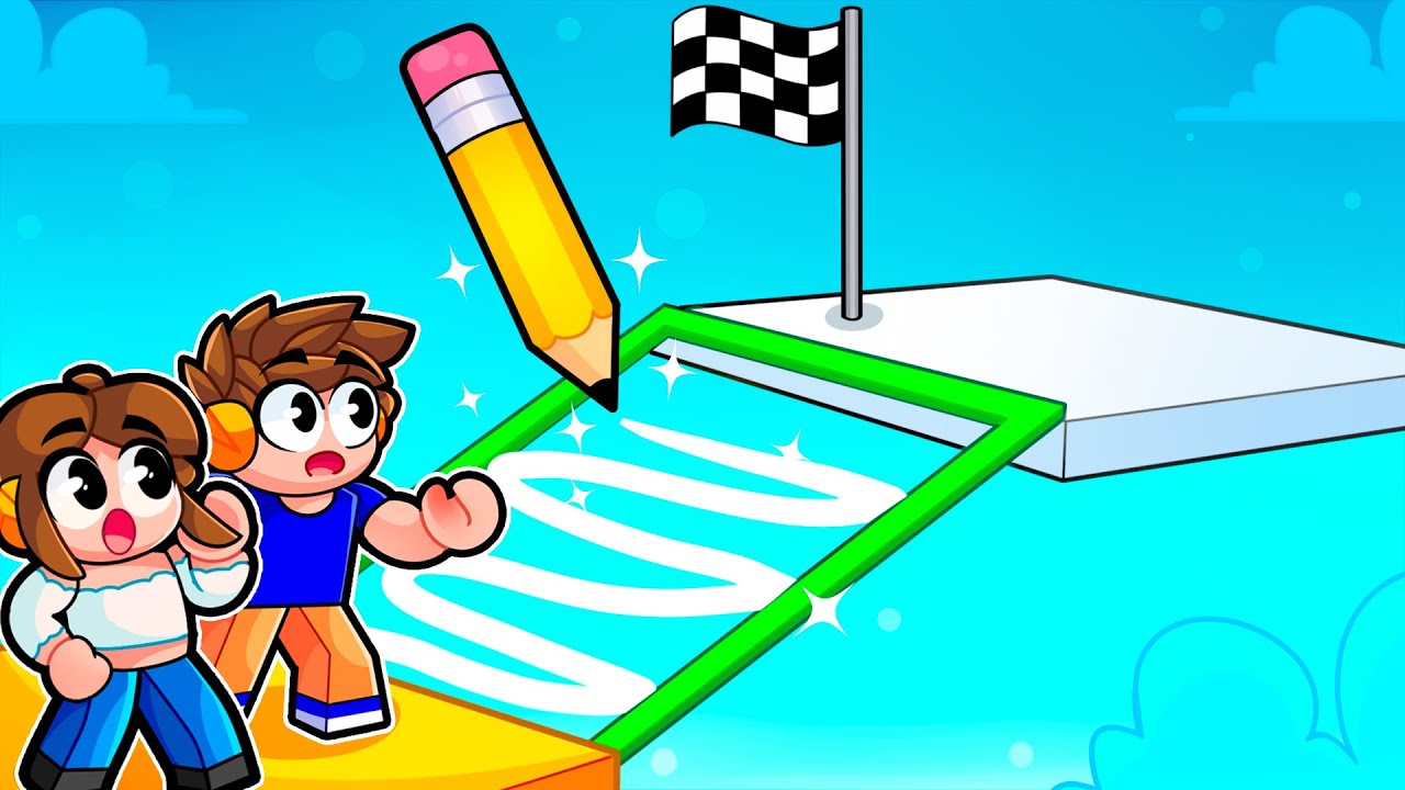 DESENHE o CAMINHO para GANHAR no Roblox!