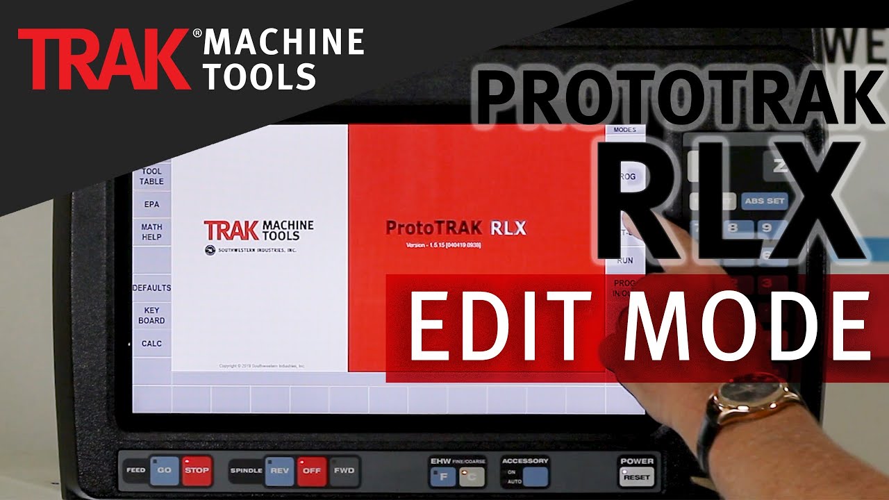 Edit Mode [Part 1] | ProtoTRAK RLX CNC | Lathe Programming