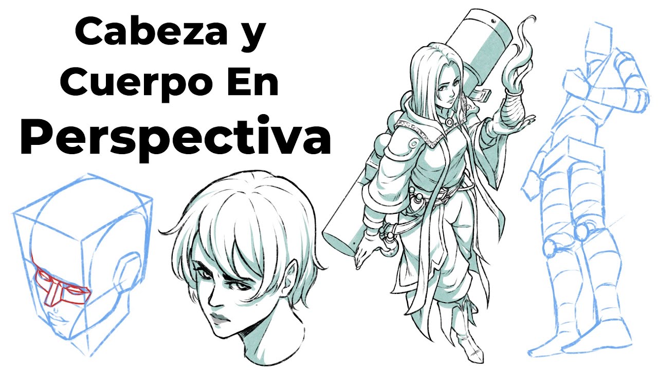 Como Dibujar el Cuerpo y Cabeza en Perspectiva - Fundamentos del Dibujo para Perspectiva 1