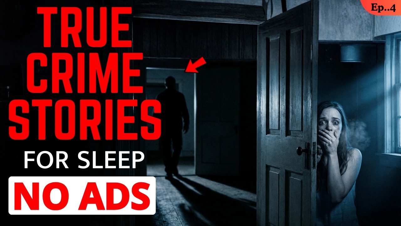 3 HOURS of TRUE Crime Stories For Sleep With Rain Sound | 🔴 NO ADS 🔴 | Black Screen | Ep 4