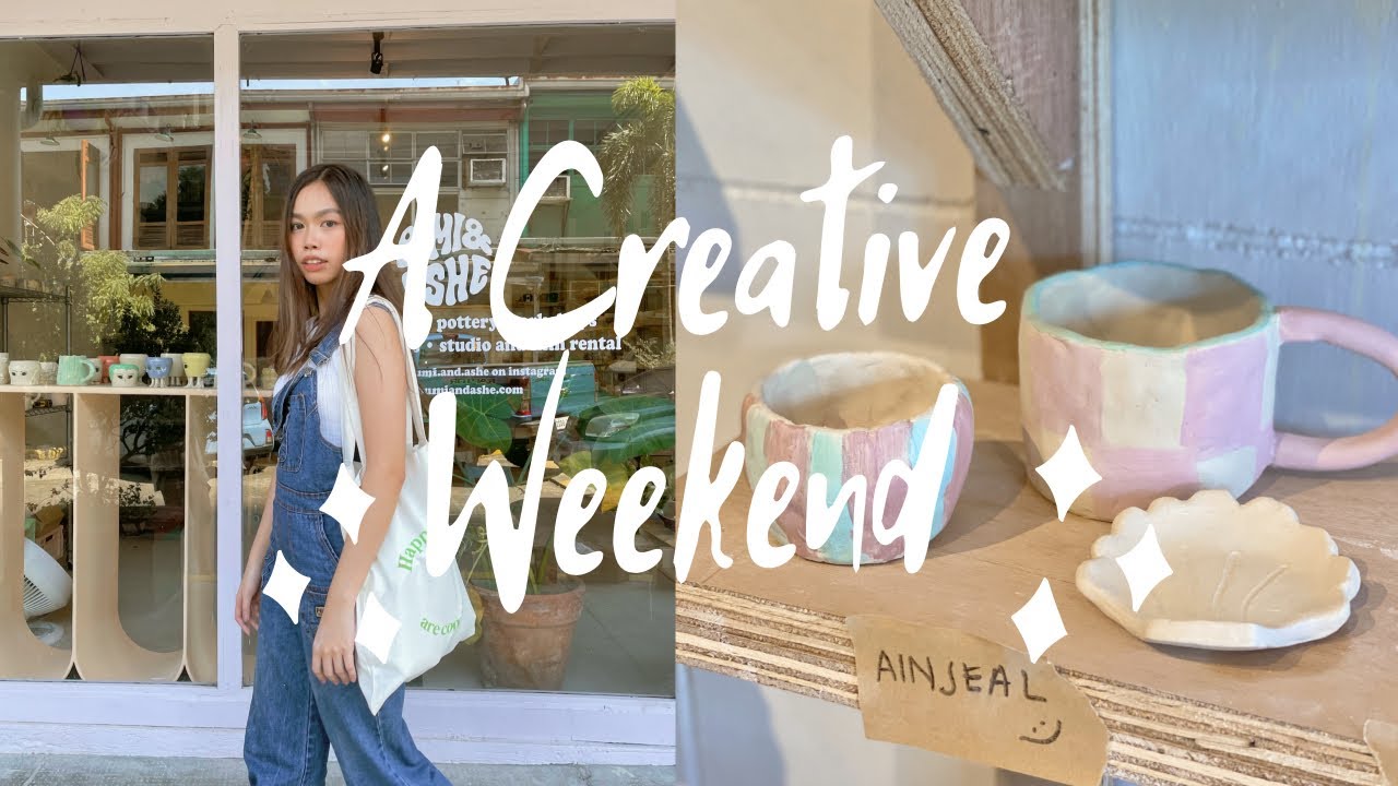 A Creative Weekend | Cubao Expo, Pottery Workshop, I made my own mug!
