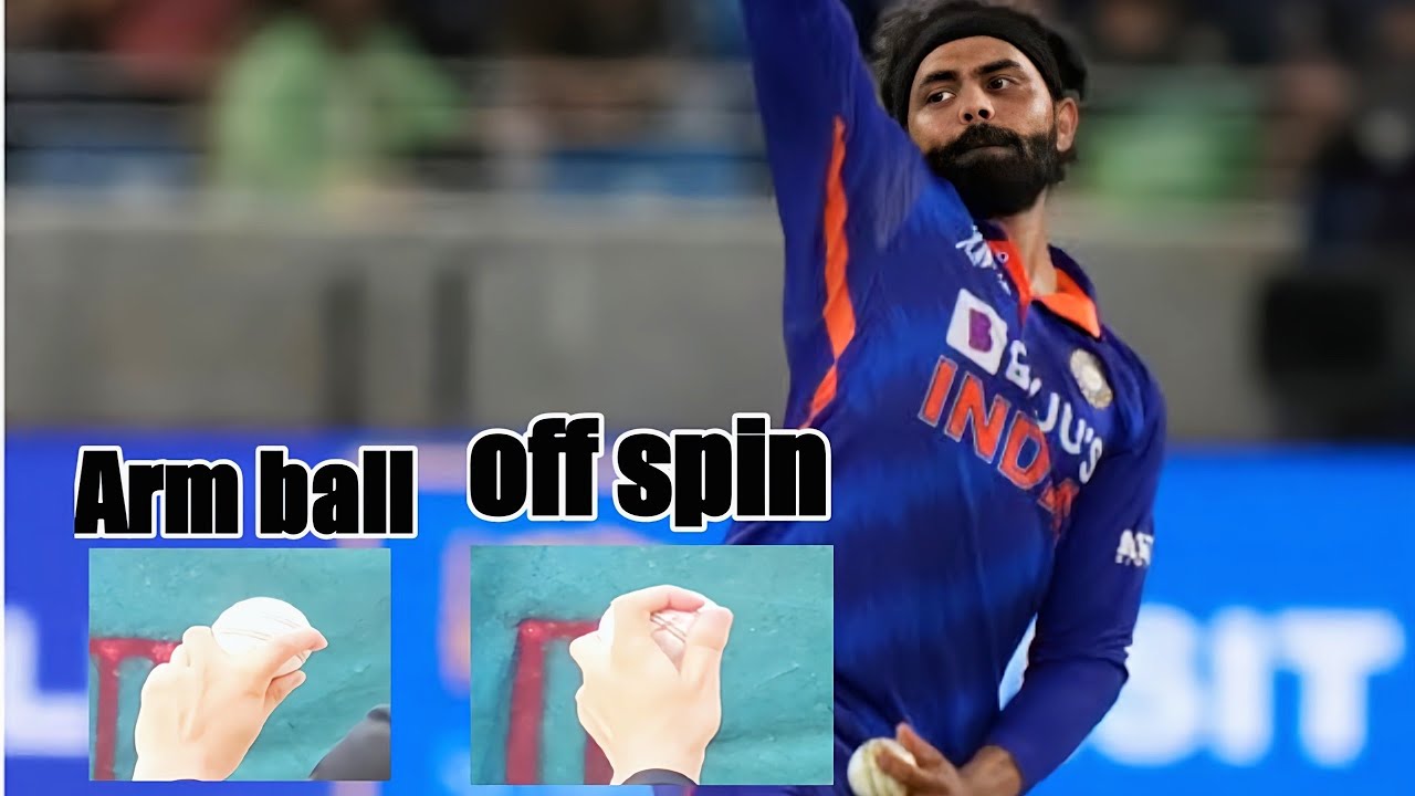 Ravindra Jadeja's bowling tips/all variation off spin,Arm ball/how to ball like ravindra jadeja,s