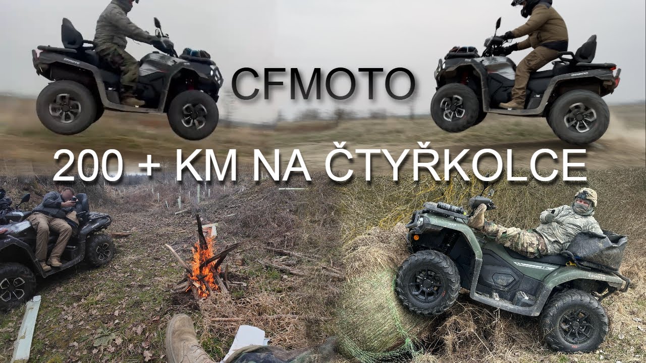 Příprava na expedici | 200+ km na čtyřkolce CFMOTO 625L a 520L G2