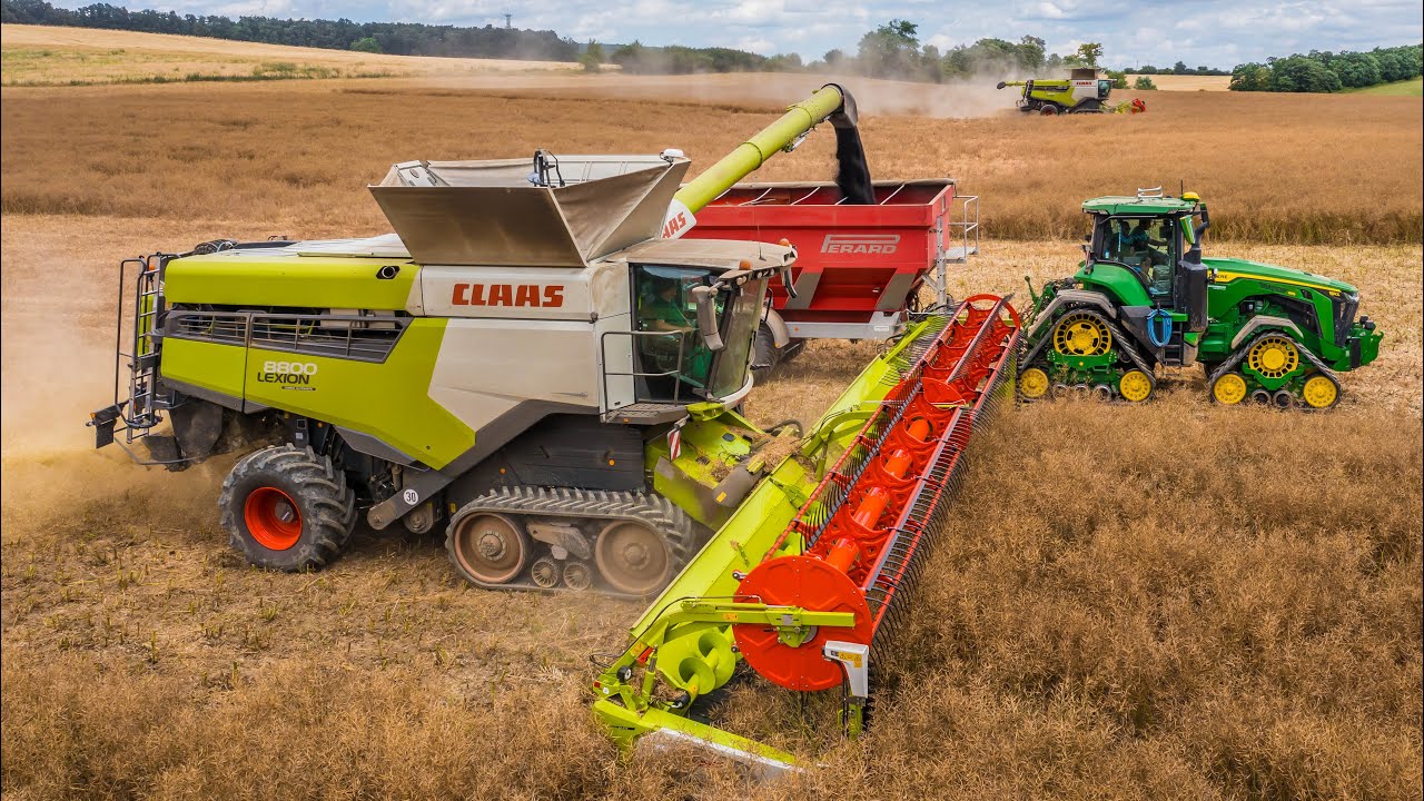 🌾 Žatva (Harvest) 2024 | Claas Lexion 8800 TerraTrac | John Deere 8RX 410