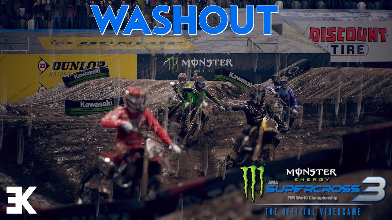 Monster Energy Supercross 3 | Career Mode: Washout (Part 35)