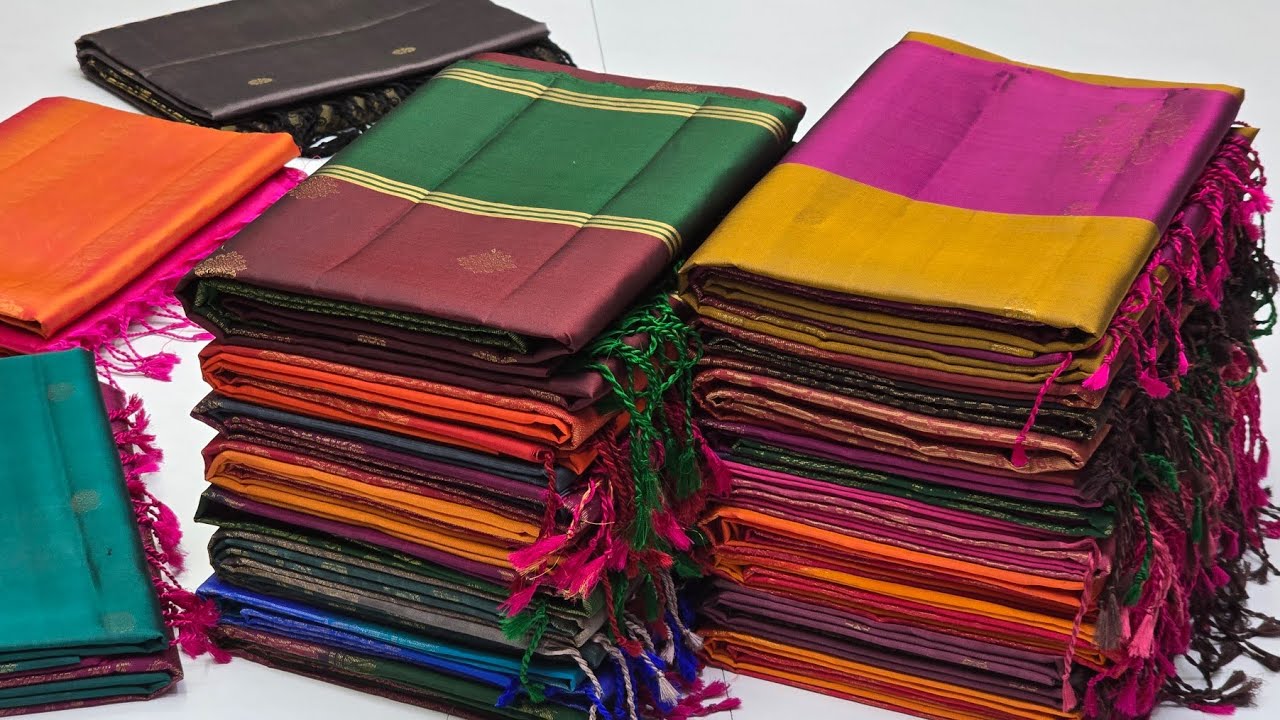 Latest Design Pure Soft Silk Sarees With Price || Best Silk Sarees Shop Coimbatore  || Online