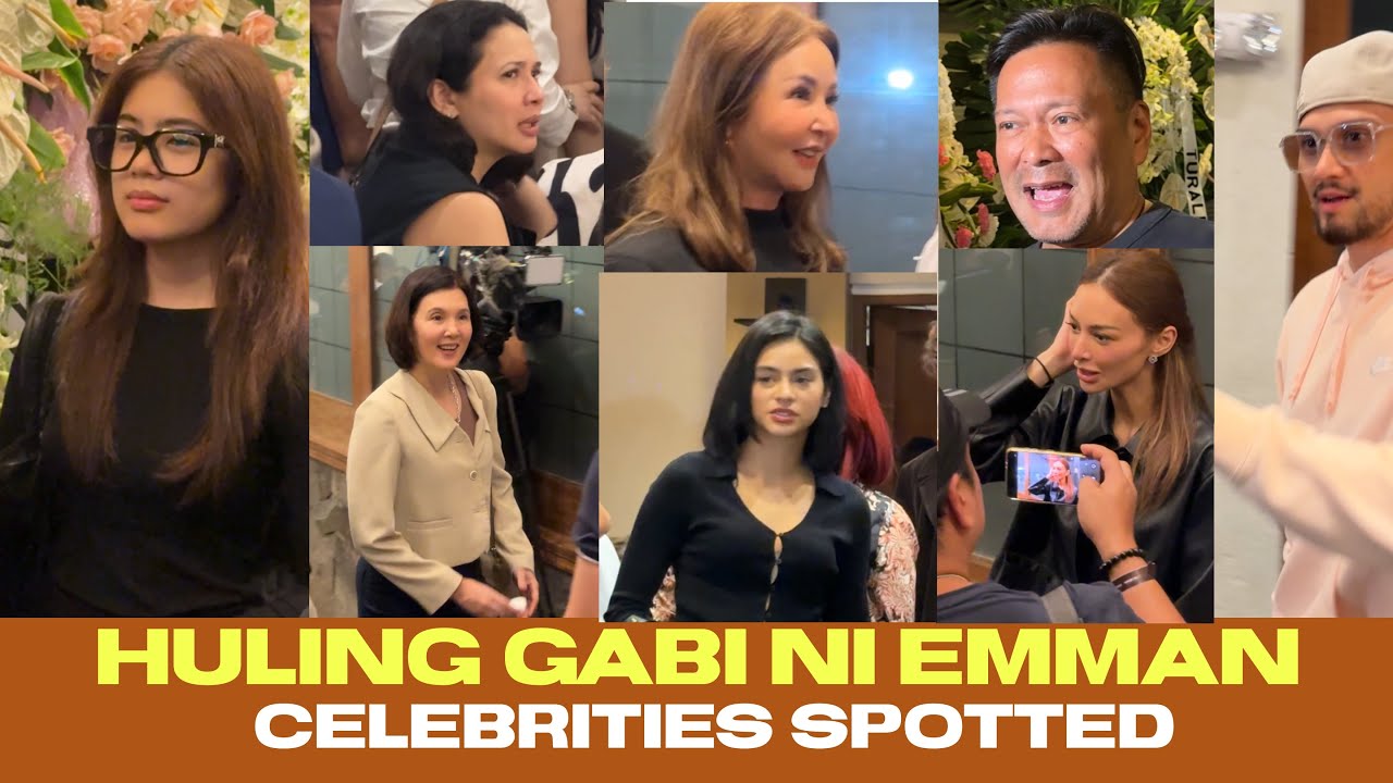 HULING GABI NG BUROL NI EMMAN ATIENZA DINAGSA NG CELEBRITIES