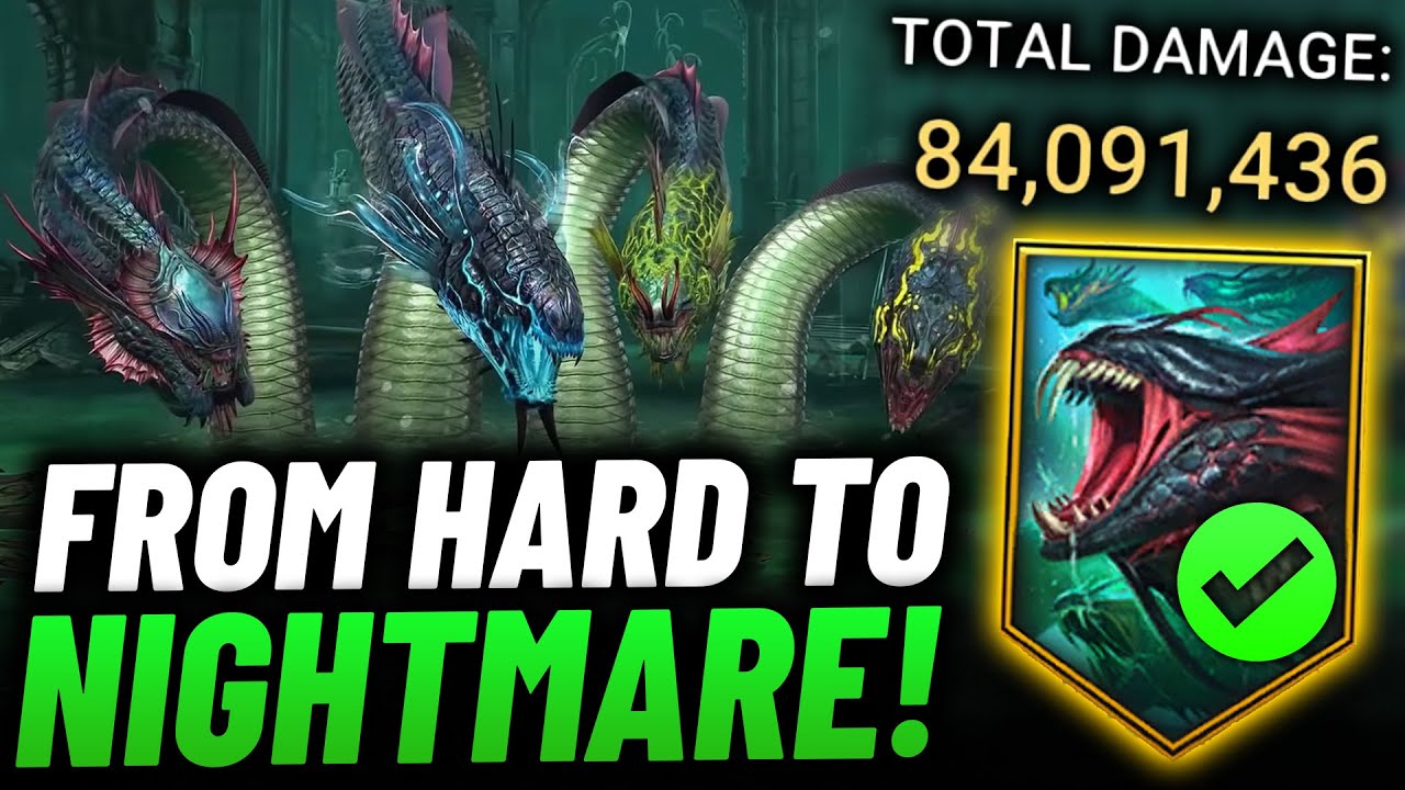 We Built Him a Nightmare Hydra Team... BY ACCIDENT! (Account Takeover) - Raid Shadow Legends Guide