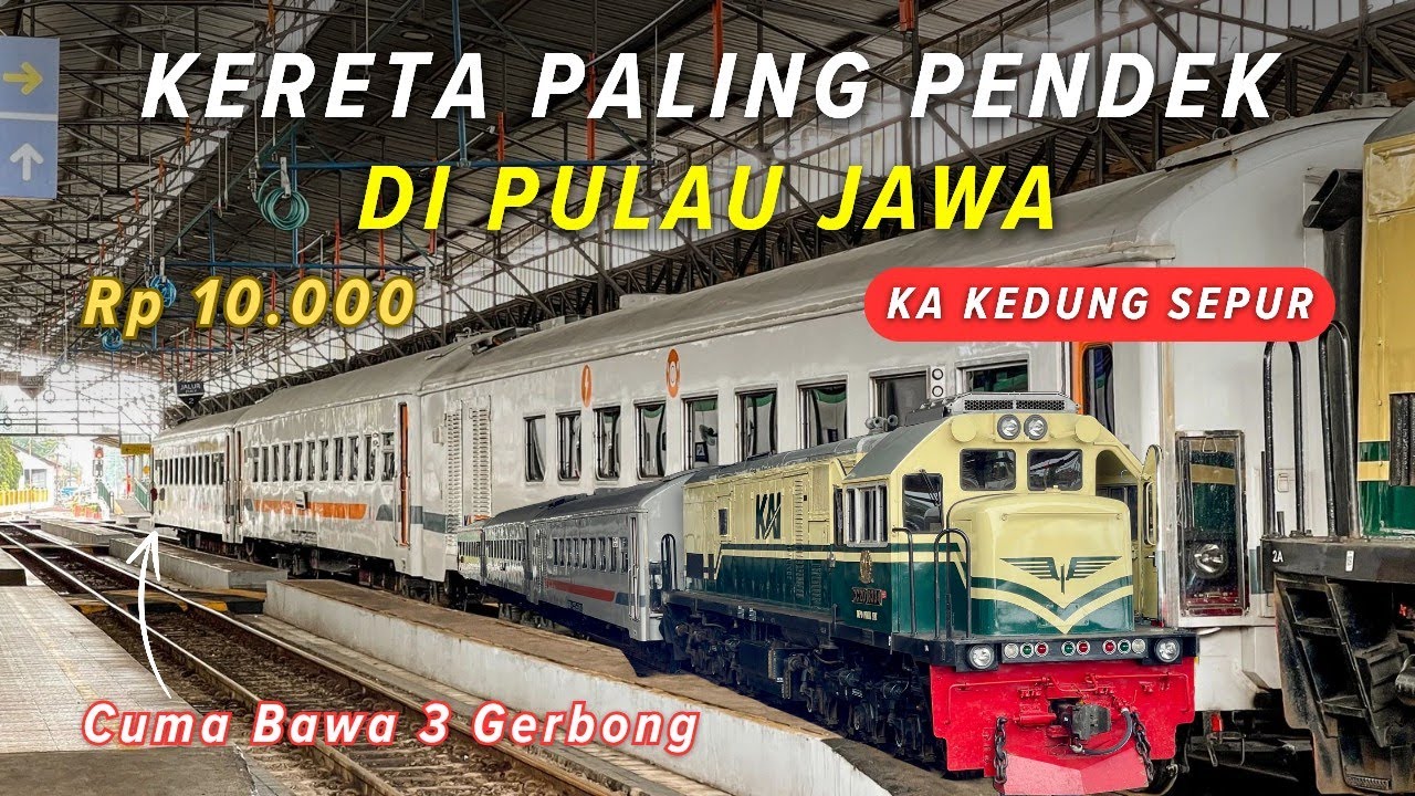 CUMA 10 RIBU! NAIK KERETA API TERPENDEK DI PULAU JAWA | Trip KA Kedung Sepur Semarang - Purwodadi