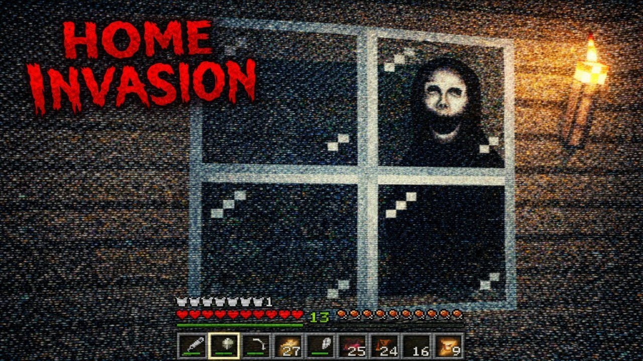 Horror Minecraft, But Our House Isn't Safe