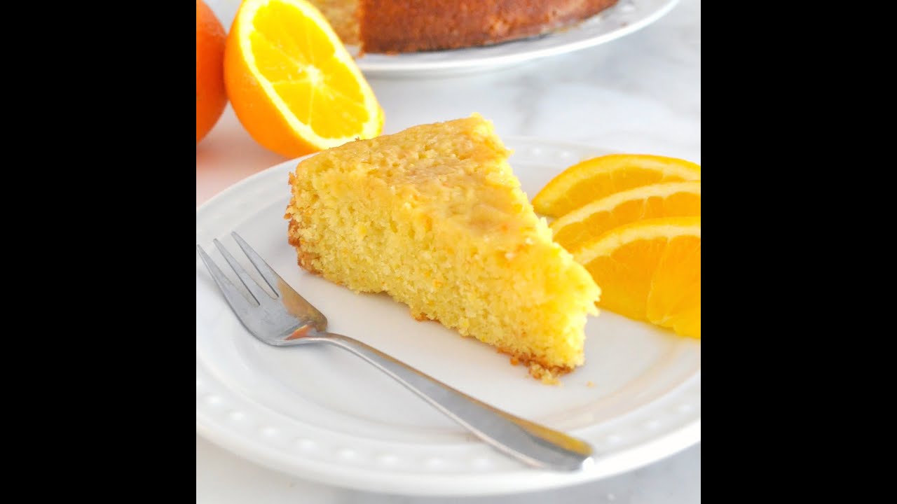 Soft and Moist Orange Cake with Orange Glaze by Cooking with Manuela