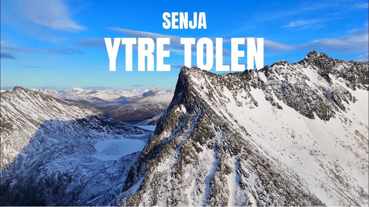 Ytre Tolen on Senja Island (Gryllefjord, Ballesvika, Torsken) - 4K Aerial Hike