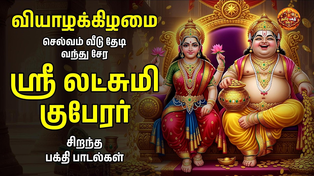 Thursday Sri Lakshmi Kubera Bakthi Padalgal | Potri On Sri Lakshmi Guberar And Songs
