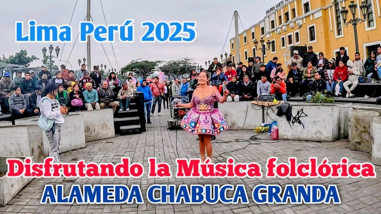 LIMA PERÚ 4K | DISFRUTANDO MÚSICA FOLCLÓRICA EN ALAMEDA CHABUCA GRANDA | DÍA 06/07/2025
